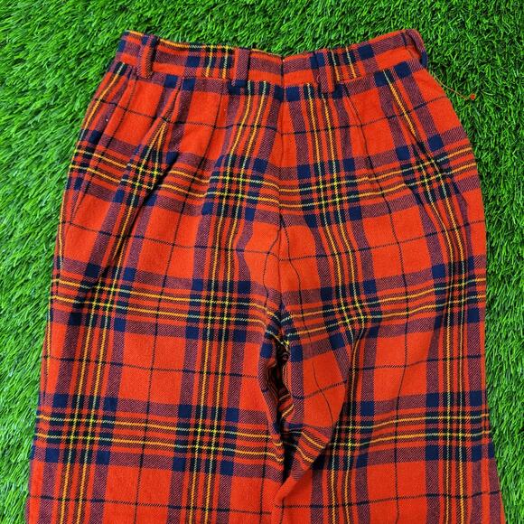 Vintage Brooks-Brothers Pants Women 00/0 24x27 Buffalo-Plaid - Picture 13 of 16